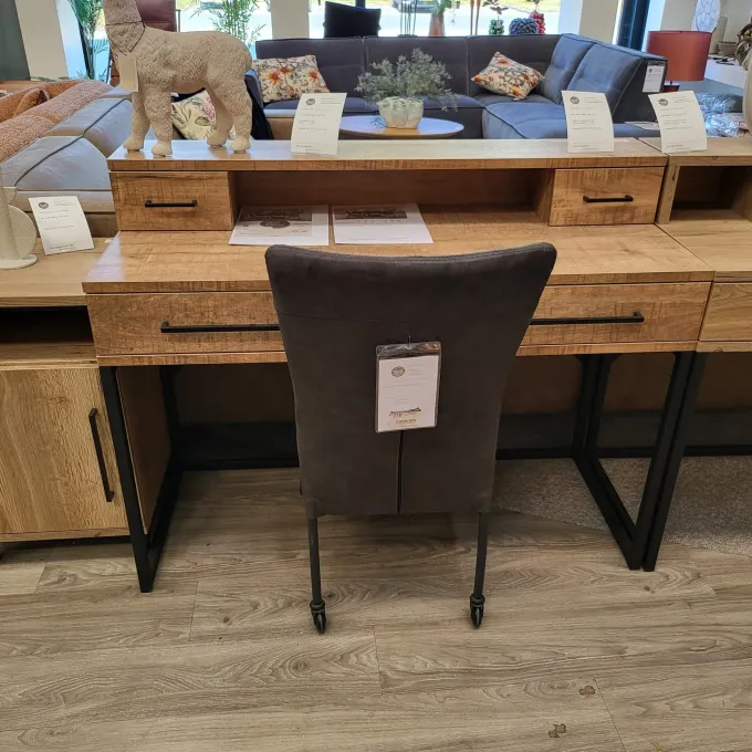 WoonMax Bureau Neil 4 lades Mango - Showroommodel