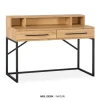 WoonMax Bureau Neil 2 lades/3 open vakken Natur showroommodel