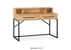 WoonMax Bureau Neil 2 lades/3 open vakken Natur showroommodel