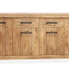 WoonMax Dressoir City Mango groot 4 deurs en 2 lades - 80 cm hoog