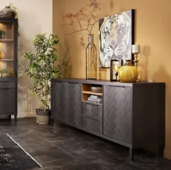 WoonMax Dressoir Gamma Visgraat Old Piano - Lamulux
