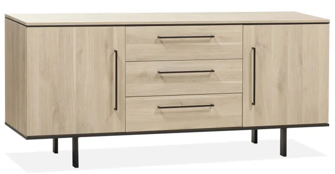 WoonMax Dressoir Santorini Medium Fresh Oak - 181 cm
