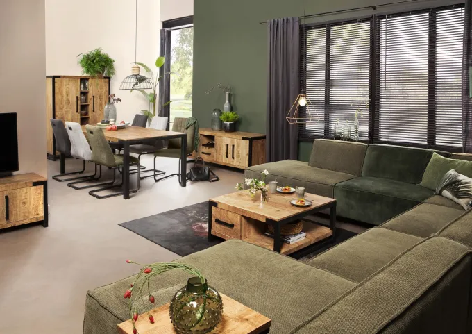 WoonMax Eettafel Galaxy Mango Lamulux - diverse maten