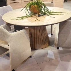 WoonMax Eettafel Hank rond - WoonMax design eettafel van Lamulux