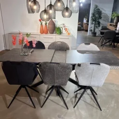 WoonMax Eettafel Lamulux Chesterfield Rechthoekig uitschuifbaar - Diverse kleuren en 3 afmetingen