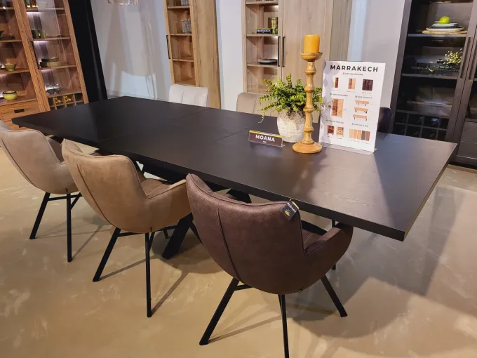WoonMax Eettafel Moana Lamulux uitschuifbaar - Diverse kleuren en afmetingen