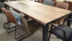 WoonMax Eettafel Sandwich Lamulux - Zelf samen te stellen industrieel design