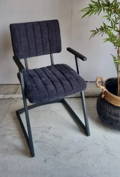 WoonMax Eettafelstoel Mats Miami - Ash, Zwart of Toffee