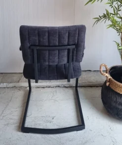 WoonMax Eettafelstoel Mats Miami - Ash, Zwart of Toffee