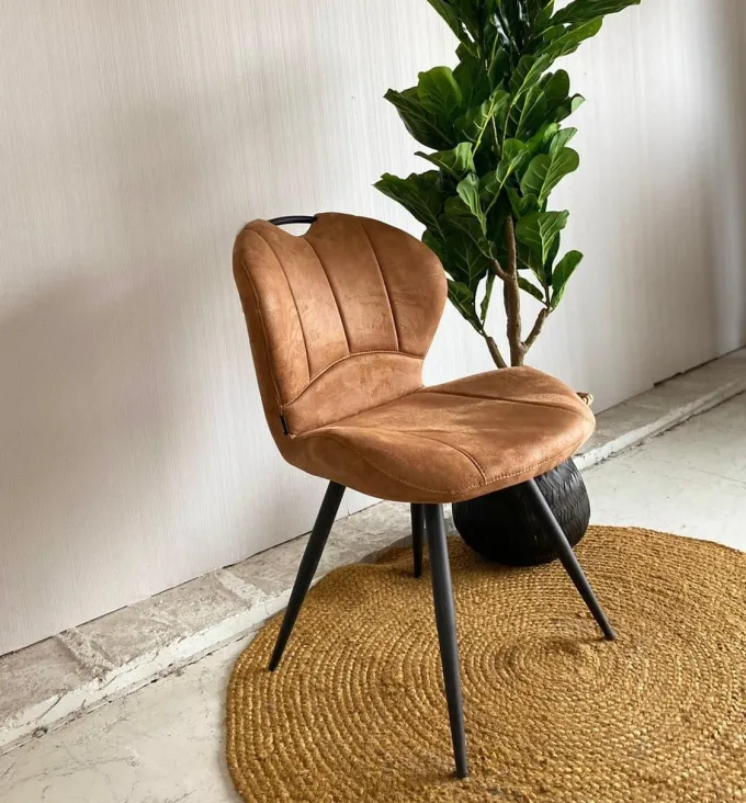 WoonMax Eettafelstoel Miracle - Trendy eetkamerstoel met retro design