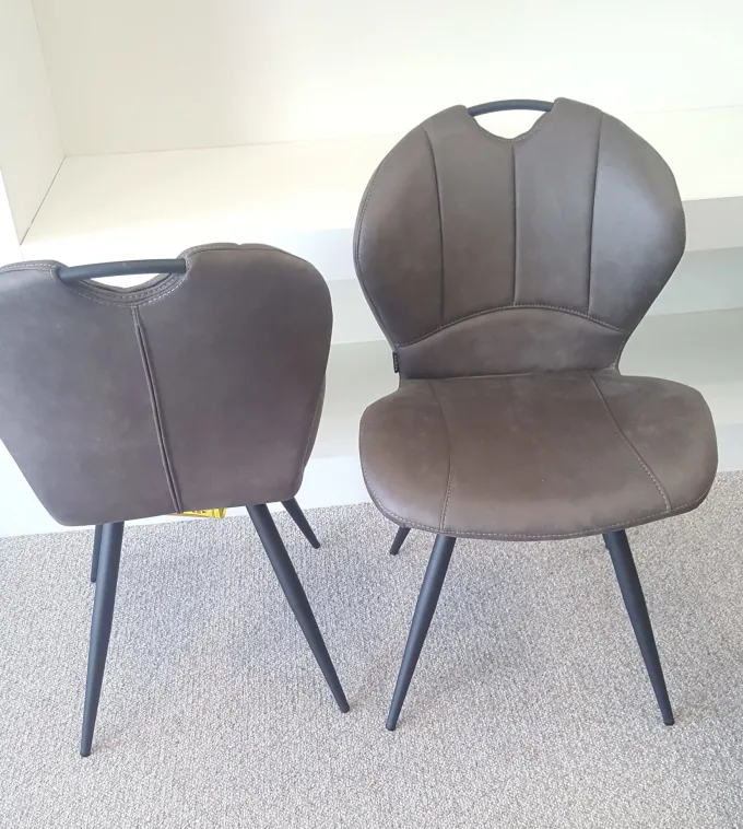 WoonMax Eettafelstoel Miracle - Trendy eetkamerstoel met retro design