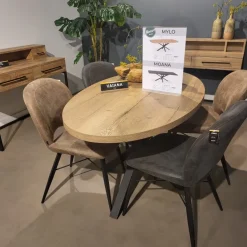 WoonMax Eettafel Vaiana Lamulux Uitschuifbaar - Ovaal Design in Diverse Kleuren en Afmetingen