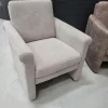 WoonMax Fauteuil Portland rug laag stof Art beige showroommodel