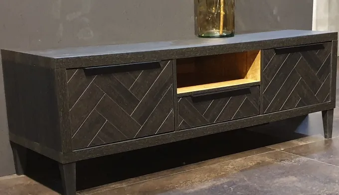 WoonMax Gamma TV meubel - 147 cm met 2 deurtjes, 1 lade en 1 open vak