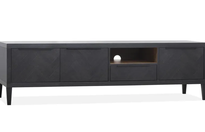 WoonMax Gamma TV meubel 192 cm - Visgraat Old Piano