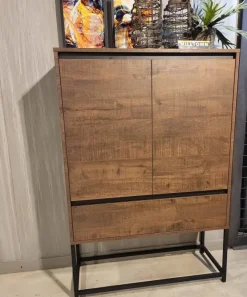 WoonMax Milltown Wandkast met 2 deuren en 1 lade - 116 cm