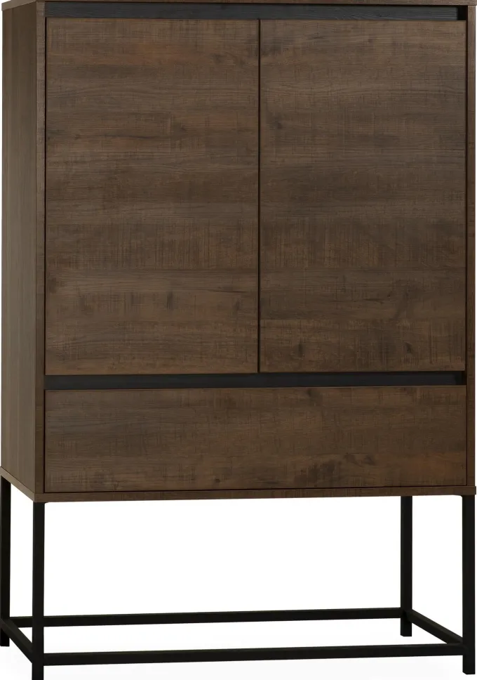 WoonMax Milltown Wandkast met 2 deuren en 1 lade - 116 cm