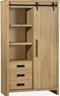WoonMax Opbergkast Cottage Natur 109 cm