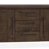 WoonMax Rimini dressoir 2 deurs - 3 lades Lamulux Dark mango 172 cm