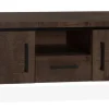 WoonMax Rimini TV meubel 2 deurs - 1 lade Lamulux Dark mango 130 cm