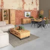 WoonMax Rimini TV meubel 2 deurs - 1 lade Lamulux mango 130 cm