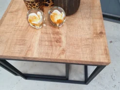 WoonMax Salontafel Floris set van 2 mango Lamulux - Industrieel design