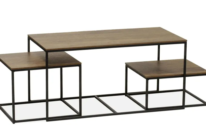 WoonMax Salontafel Mex set van 3 - diverse kleuren Lamulux