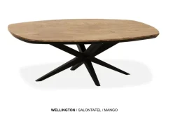 WoonMax Salontafel Wellington Deens Ovaal Lamulux - 135 - 67 cm