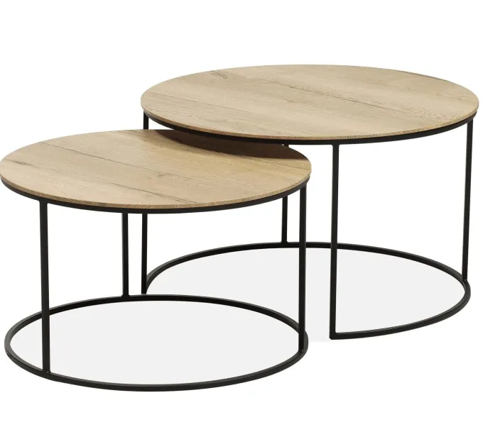 WoonMax Salontafel Windsor set van 2 - diverse kleuren Lamulux