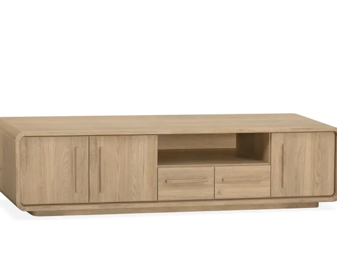 WoonMax TV kast Pretoro Old Oak 3 deuren, 2 laden en 1 open vak - 190 cm