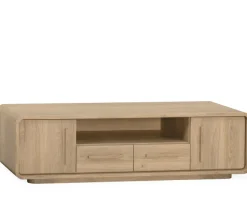 WoonMax TV kast Pretoro Old Oak 2 deuren, 2 laden en 1 open vak - 160 cm