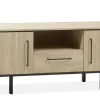WoonMax Tv meubel Santorini Groot Fresh Oak - klein