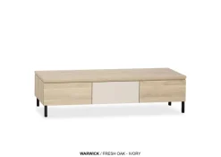 WoonMax TV Meubel Warwick - 100, 150, 200 en 250 cm - Hoog model - Hangend of staand