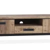 WoonMax Union tv kast groot 2 deurs, 1 lade en 1 open vak - Lamulux Mango