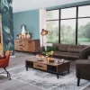 WoonMax Union tv kast klein 1 dr/1 la/1 open - Lamulux Mango
