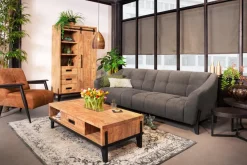 WoonMax Vigo Dark Mango salontafel lamulux met 1 lade