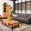 WoonMax Vigo Dark Mango TV-kast klein 1 deur en 1 lade van Lamulux