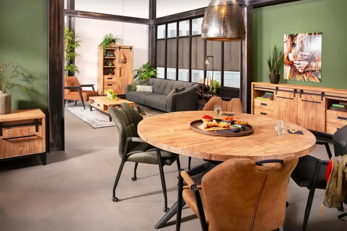 WoonMax Vigo Mango dressoir 2 deurs en 4 lades Lamulux