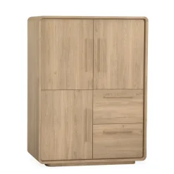 WoonMax Wandkast Pretoro Old Oak 3 deuren, 2 laden