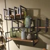 WoonMax Wandschap Bombay 30 cm - Duurzaam Lamulux en Metaal