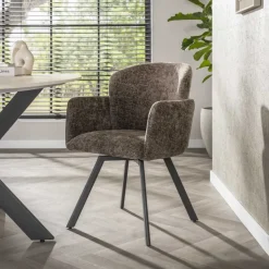WoonStijl Armstoel Embrace draaibaar - Hoven taupe