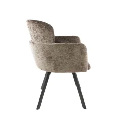 WoonStijl Armstoel Embrace draaibaar - Hoven champagne