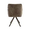 WoonStijl Armstoel Raster draaibaar Hoven taupe-bruin frame
