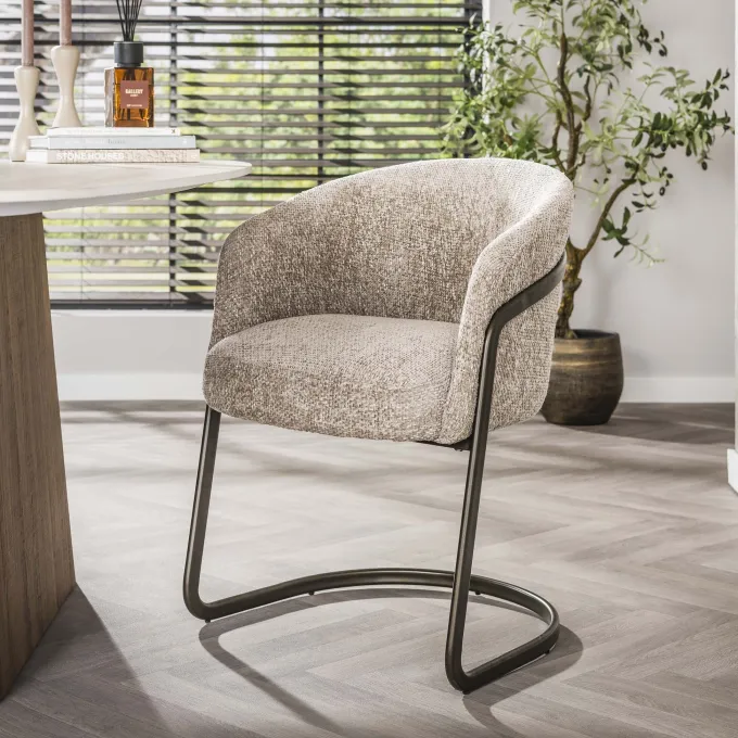 WoonStijl Armstoel Sway Hoven Zand