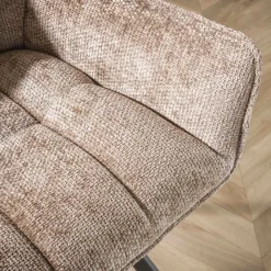 WoonStijl Barstoel raster draaibaar Rich Champagne