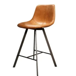 WoonStijl Barstoel zig-zag bruin