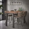 WoonStijl Bartafel 147 edge 25mm / Massief acacia naturel
