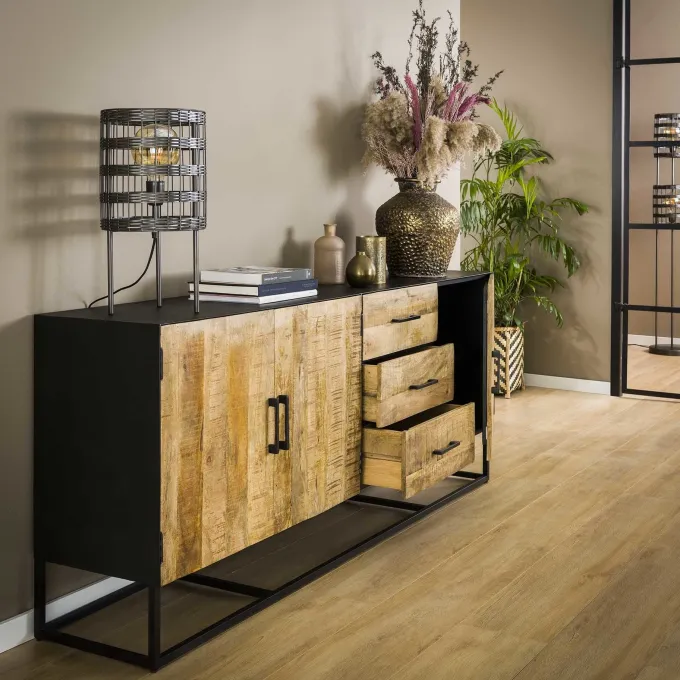 WoonStijl Dressoir Mango Metal Wood