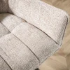 WoonStijl Eetkamerbank Oval Hoven zand - Frame bruin