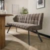WoonStijl Eetkamerbank raster 180 Rich Taupe